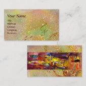 フィレンツェの夜の中世の路地 名刺 (正面/裏面)