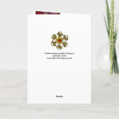 フィレンツェの夜の中世の路地 – 詳細 シーズンカード (裏面)