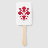 フィレンツェの旗を持つ愛国的なハンドファンのセット ハンドファン (正面)