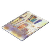 フィレンツェの眺めは芸術的な水彩画で作りました ノートブック (左側)