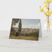 フィレンツェの眺め カード (黄色い花)