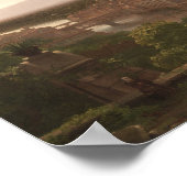 フィレンツェの眺め – Thomas Coleプリント ポスター (角)