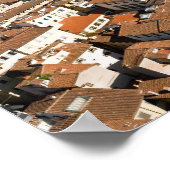 フィレンツェの空中展望台 – トスカーナ,イタリア ポスター (角)