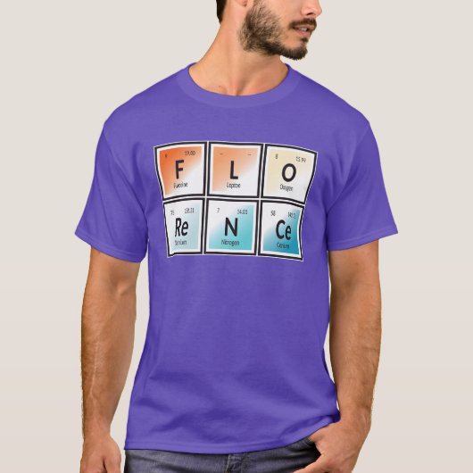 フィレンツェの街の友達のエレメント Tシャツ (正面)