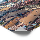 フィレンツェの街並み – アルノ川のポンテヴェッキオ ポスター (角)