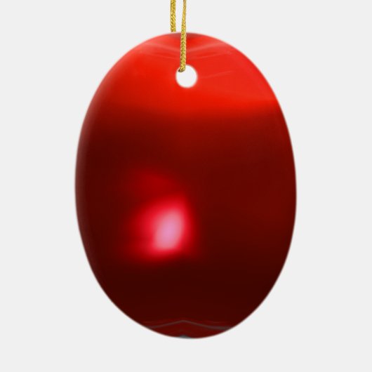 フィレンツェの赤のルビーのイタリアンな台所 セラミックオーナメント (裏面)