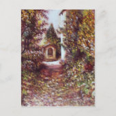 フィレンツェの静かな秋 トスカーナの風景 ポストカード (正面)