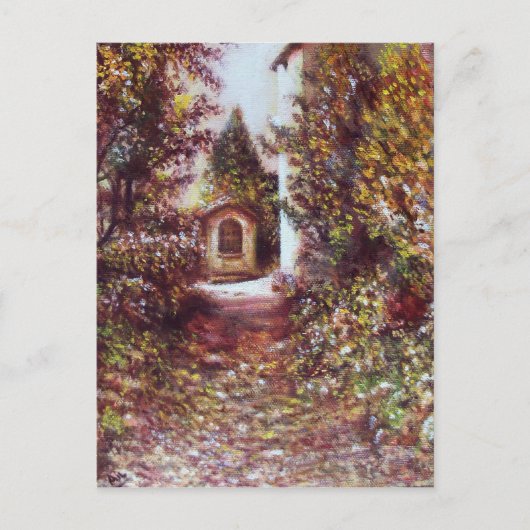 フィレンツェの静かな秋 トスカーナの風景 ポストカード (正面)