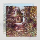 フィレンツェの静かな秋 招待状 (正面/裏面)