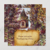 フィレンツェの静かな秋 招待状 (正面/裏面)