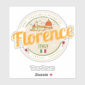 フィレンツェの首都トスカーニイタリアヴィンテージ土産 シール (シート)