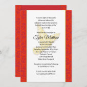 フィレンツェの鳩の確認のお誘い 招待状 (正面/裏面)