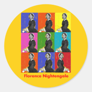 フィレンツェのnightengale POPARTのTシャツ及びギフト ラウンドシール