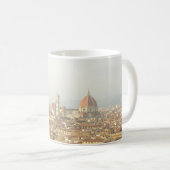 フィレンツェまたはフィレンツェイタリアの都市景観 コーヒーマグカップ (正面右)