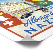 フィレンツェアルベルゴデッレナツィオニ縁どw/o ポスター (角)