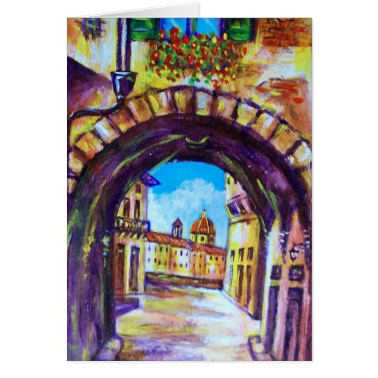 フィレンツェアンティーク路地ビューチャーチチェステッロ (正面)