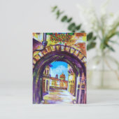 フィレンツェアンティーク路地ビューチャーチチェステッロ ポストカード (スタンド正面)