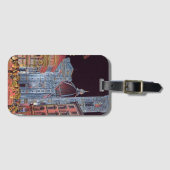 フィレンツェイタリアドゥオモディフィレンツェ通りシーンアート ラゲッジタグ (正面横)