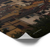 フィレンツェイタリアプリント ポスター (角)