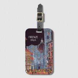 フィレンツェイタリアヨーロッパドゥオモトラベル  ラゲッジタグ