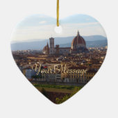 フィレンツェイタリア旅行記念品 セラミックオーナメント (裏面)