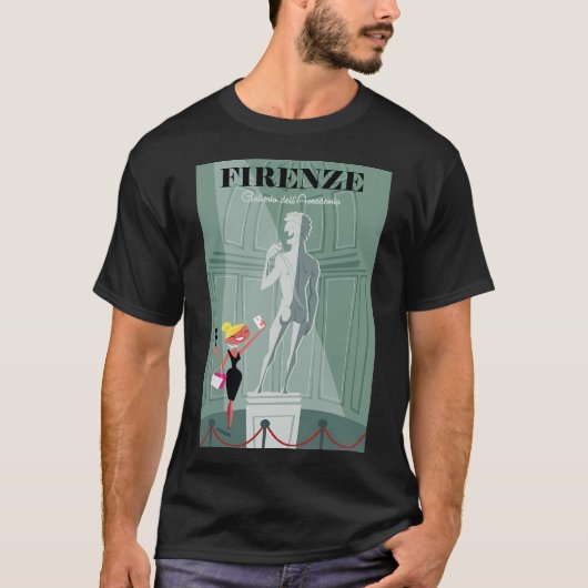 フィレンツェポスター Tシャツ (正面)