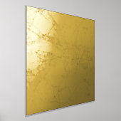 フィレンツェモダンイエレガントタリアの上品&ギフト地図 箔ポスター (レイダウン)