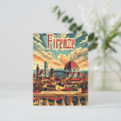 フィレンツェヴィンテージ ポストカード (スタンド正面)