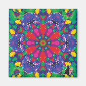 フィレンツェ万華鏡のように千変万化するパターン磁石 マグネット (正面)