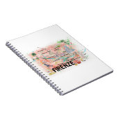 フィレンツェ図解入りの、写真付きのイタリアのランドマーク付き地図 ノートブック (右側)