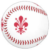 フィレンツェ国旗と愛国的なソフトボール。イタリア ソフトボール (正面左)