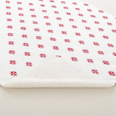 フィレンツェ国旗と愛国的シェルパ毛布 シェルパブランケット (3/4)