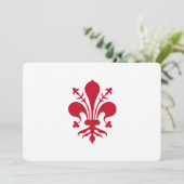 フィレンツェ国旗を掲げた愛国的招待状 招待状 (スタンド正面)