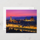 フィレンツェ夕べ ポストカード (正面/裏面)