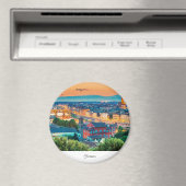 フィレンツェ夕日イタリア マグネット (インサイチュ (食洗機))