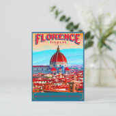 フィレンツェ大聖堂はがきの複製 ポストカード (スタンド正面)