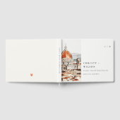 フィレンツェ大聖堂イタリア水結婚色 ゲストブック (全面)