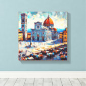 フィレンツェ大聖堂 キャンバスプリント (インサイチュ (ウッドフロア))