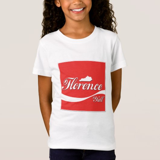 フィレンツェ女の子のTシャツ Tシャツ (正面)