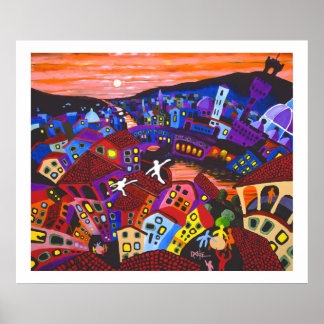 フィレンツェ屋根 ポスター