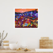 フィレンツェ屋根 ポスター (キッチン)