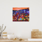 フィレンツェ屋根 ポスター (キッチン)