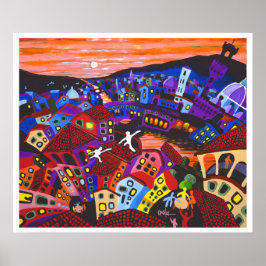 フィレンツェ屋根 ポスター