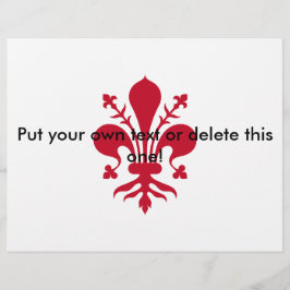 フィレンツェ州旗のあるフライヤー,イタリア チラシ