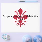 フィレンツェ州旗のあるフライヤー，イタリア チラシ (シングル)