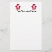 フィレンツェ州旗を持つ文房具，イタリア 便箋 (正面)