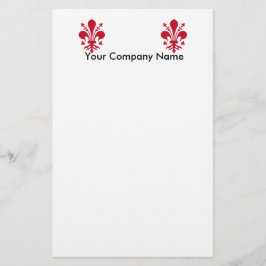 フィレンツェ州旗を持つ文房具,イタリア 便箋