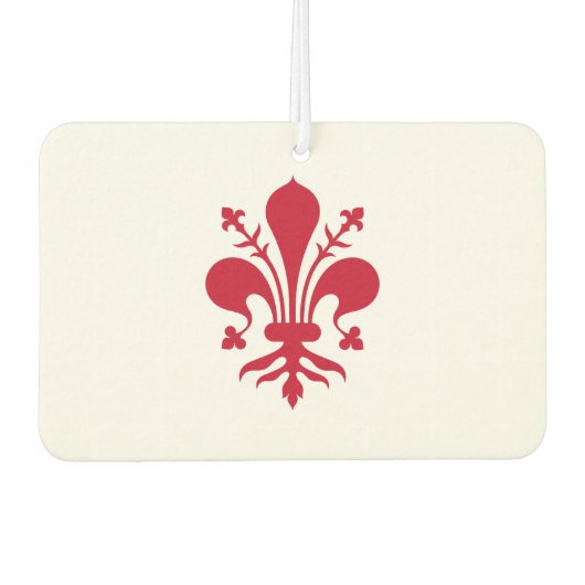 フィレンツェ州旗を持つ車の空気フレッシュ,イタリア カーエアーフレッシュナー (正面)