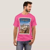 フィレンツェ旅行ポスター Tシャツ (正面フル)