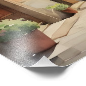 フィレンツェ水彩画 フォトプリント            (角)